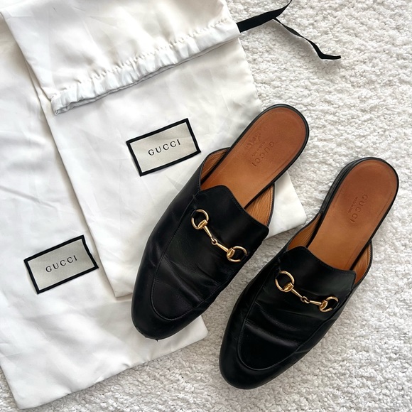 Gucci Shoes - AUTHENTIC GUCCI WOMEN’S PRINCETOWN LEATHER SLIPPER